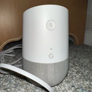 Google Home Smart Speaker White Slate Google Assistant